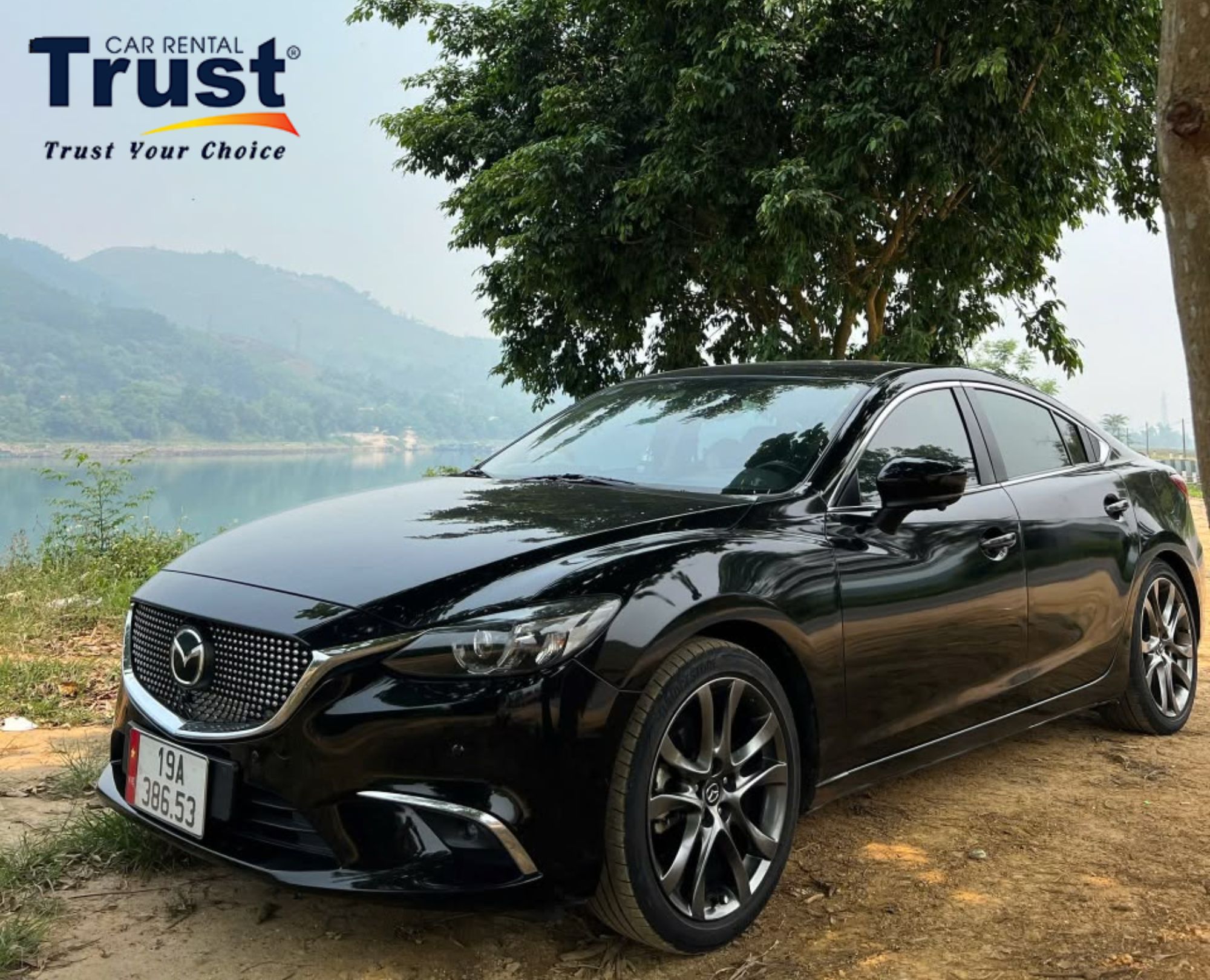 Comfortable private sedan car for full day Tam Dao tour starting from Hanoi