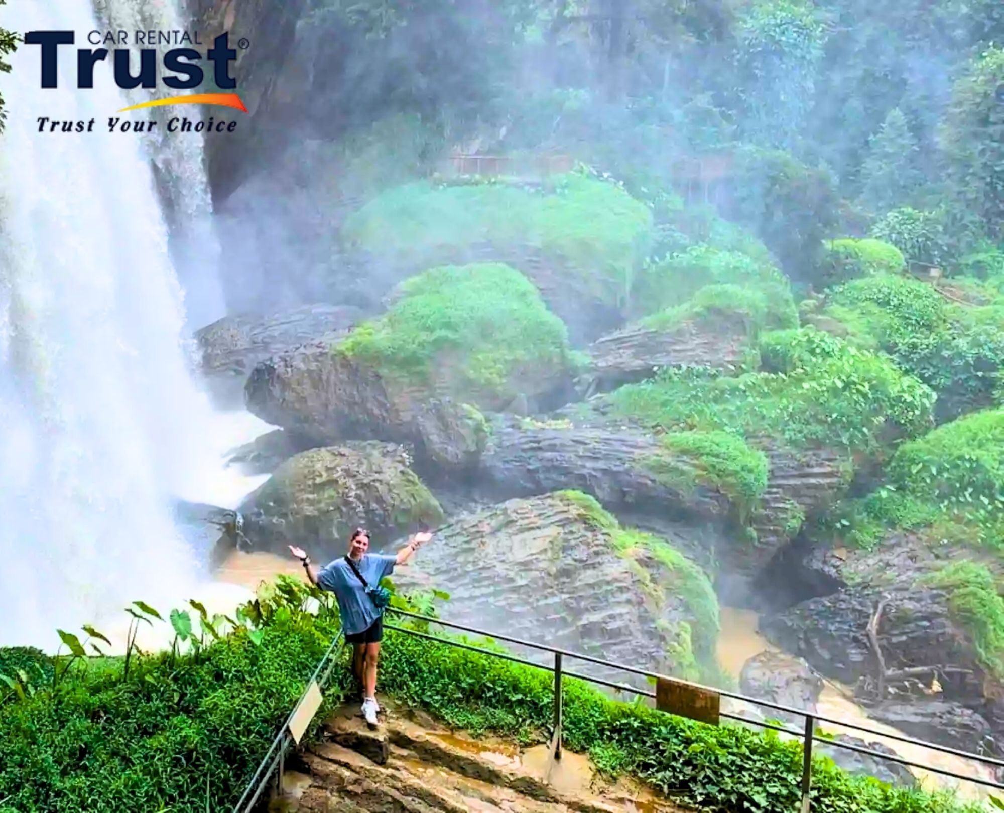 Discover the pristine beauty of Elephant Waterfall, a top highlight of the Dalat Waterfall tour