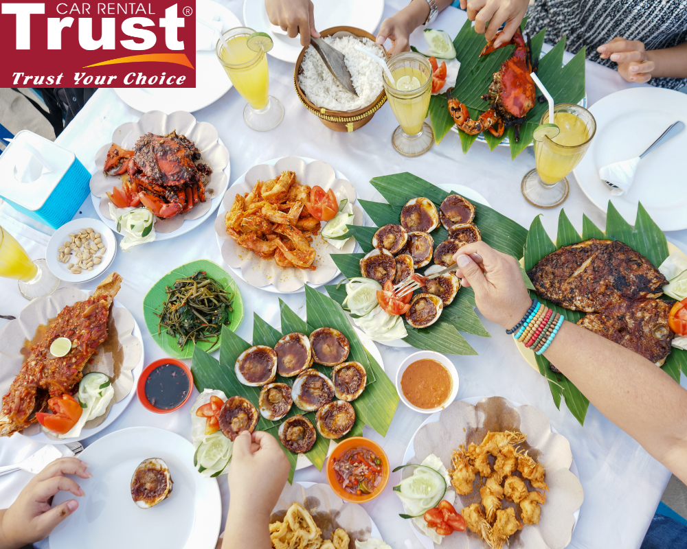 Eat seafood along the beach.