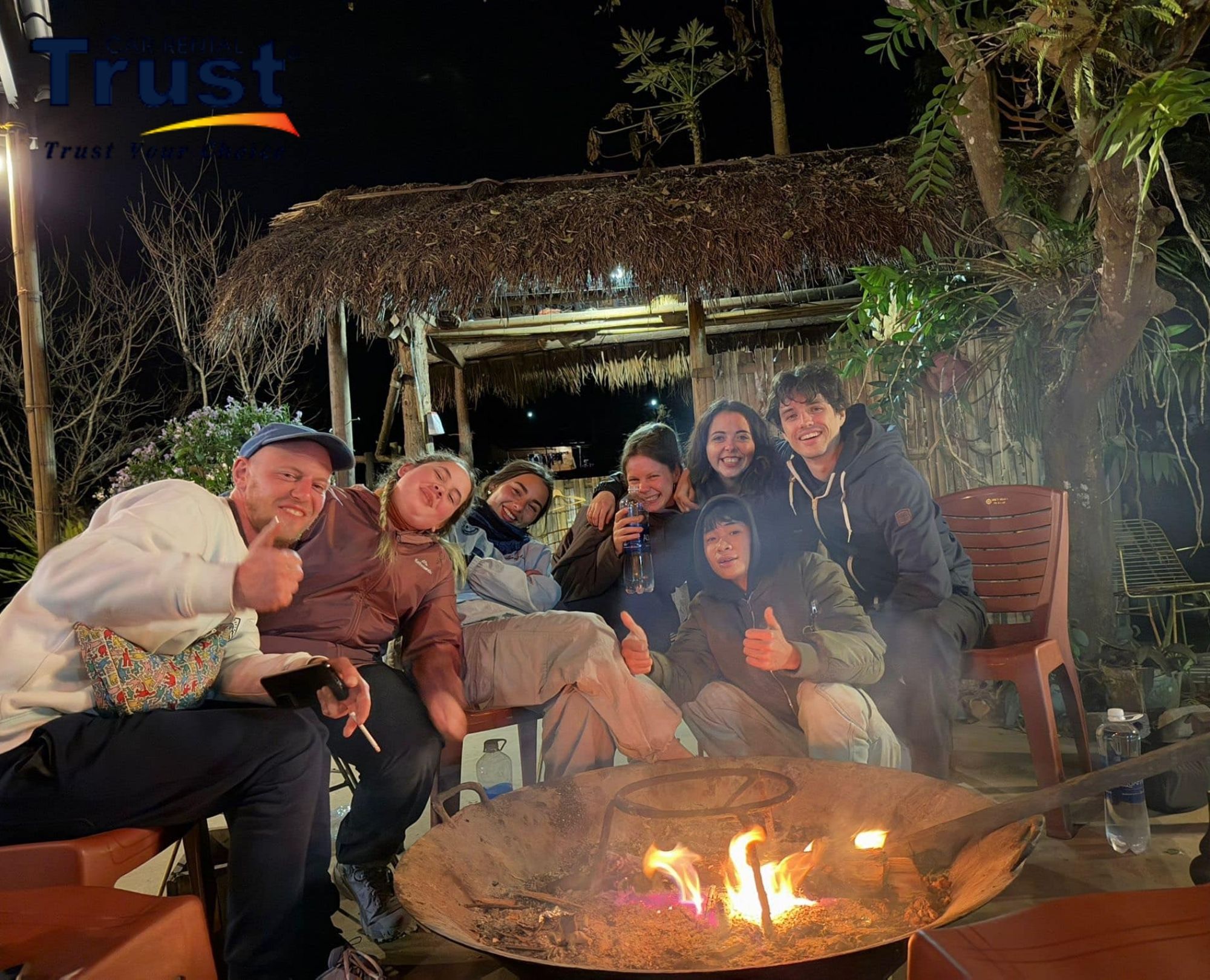 ending-a-perfect-day-in-ha-giang-with-a-cozy-campfire-and-friends-start-your-adventure-with-a-reliable-private-car-from-hanoi-to-ha-giang