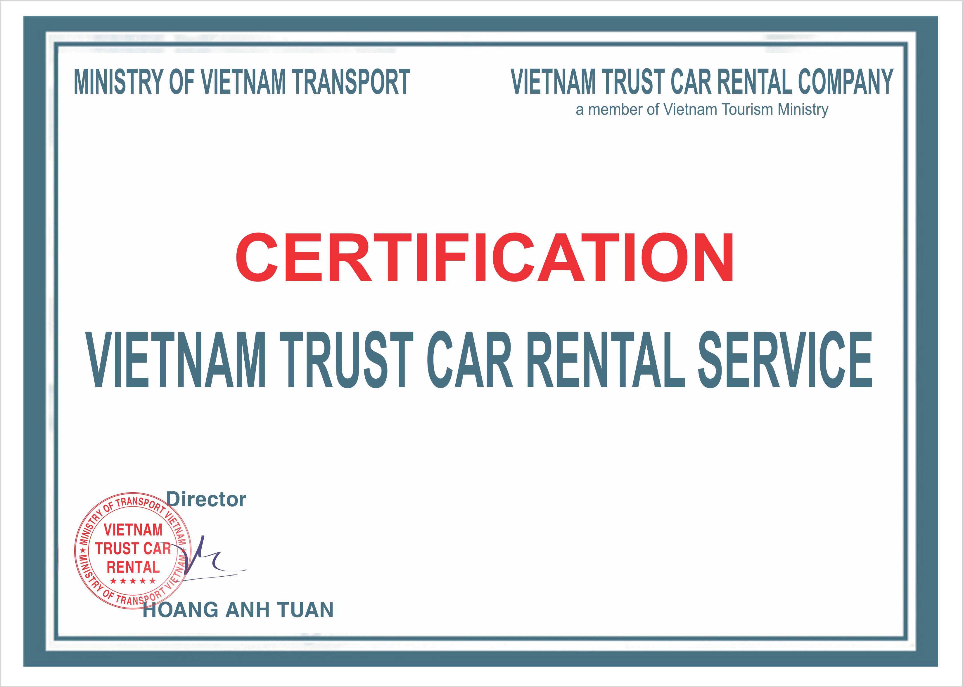 trust car rental