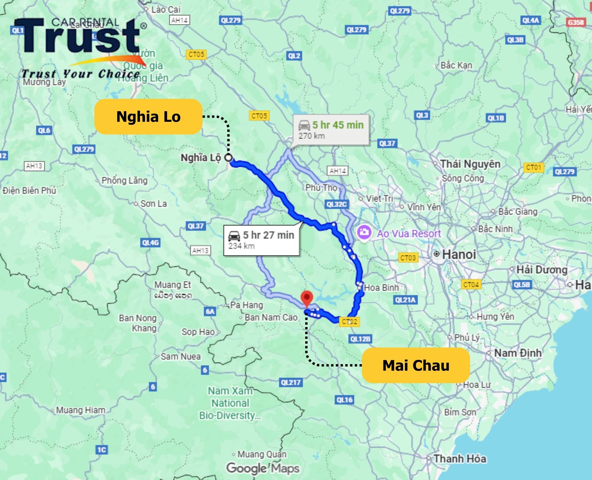 how-far-is-it-from-nghia-lo-to-mai-chau