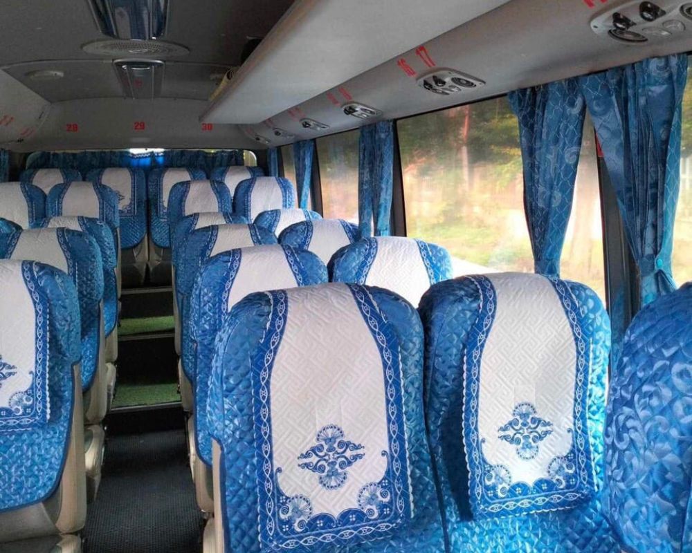 Interior of Mini bus County 30 seater