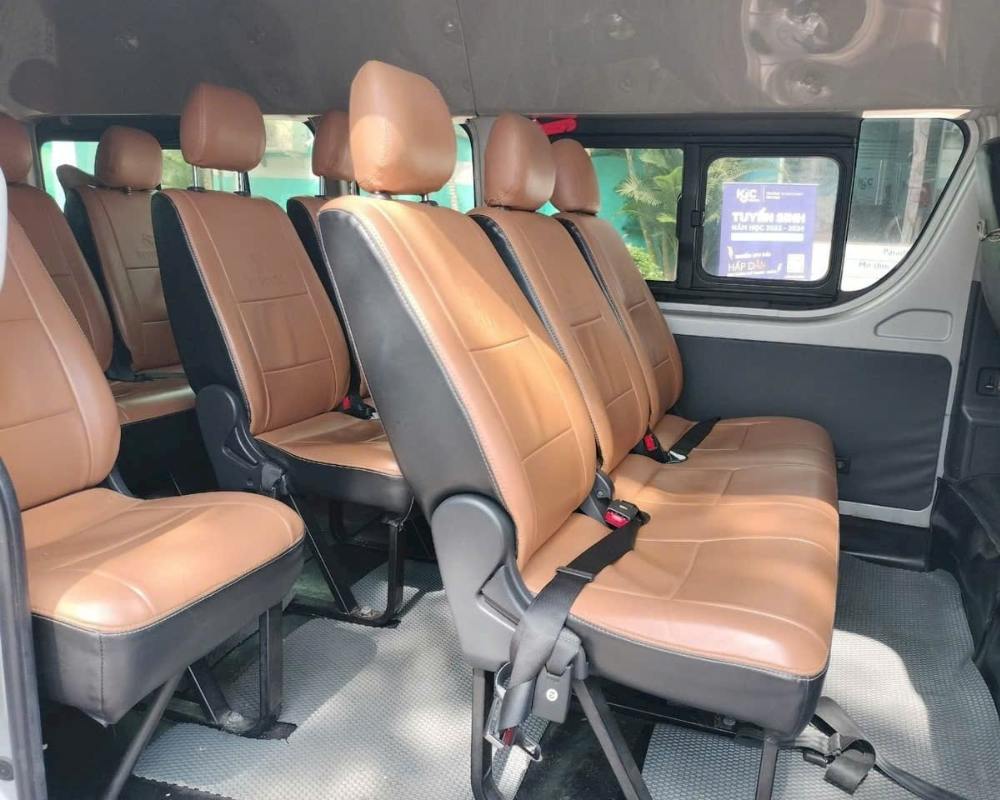 Interior of Toyota Hiace 14 seats