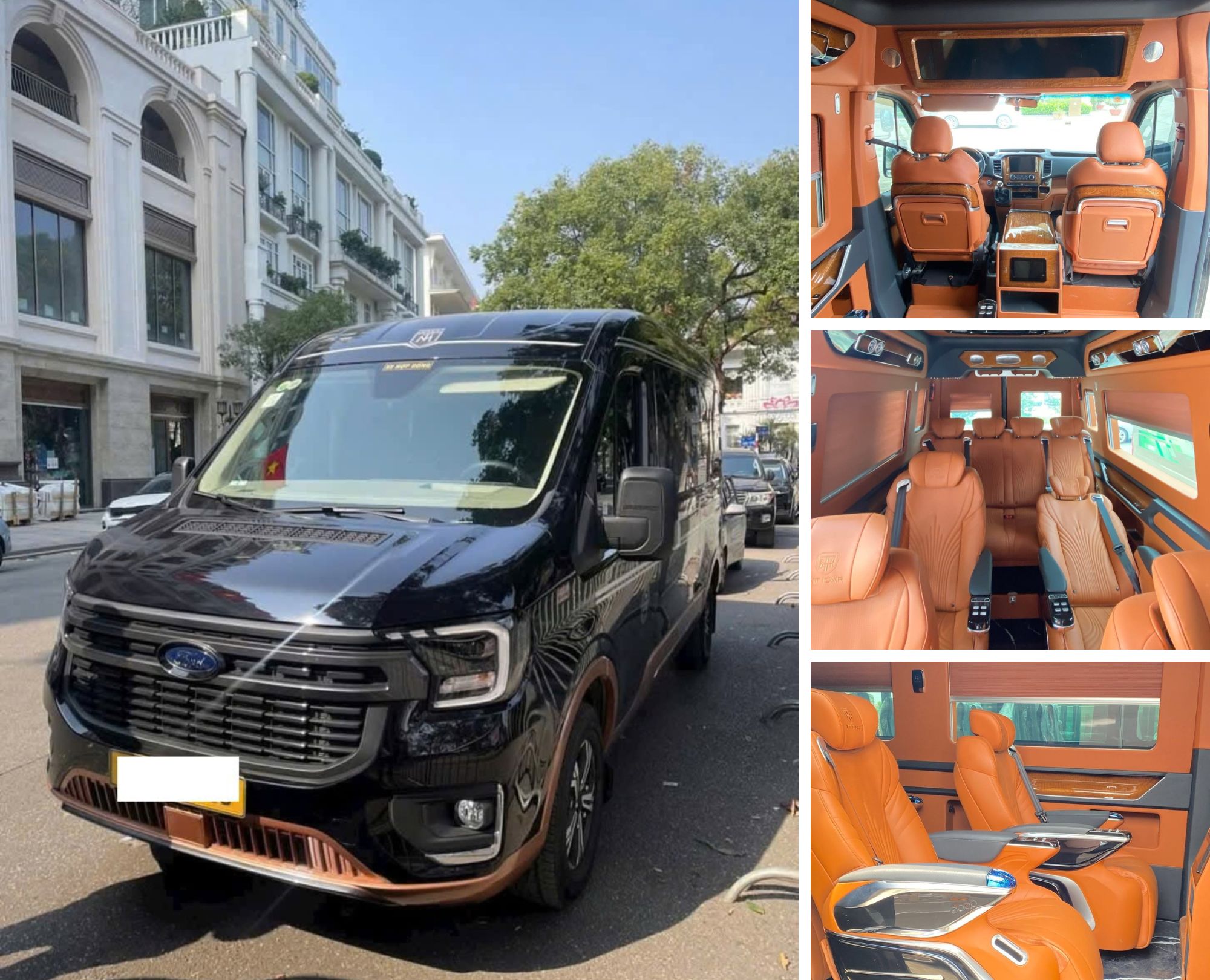 Luxurious limousine vehicles serving VIP guests