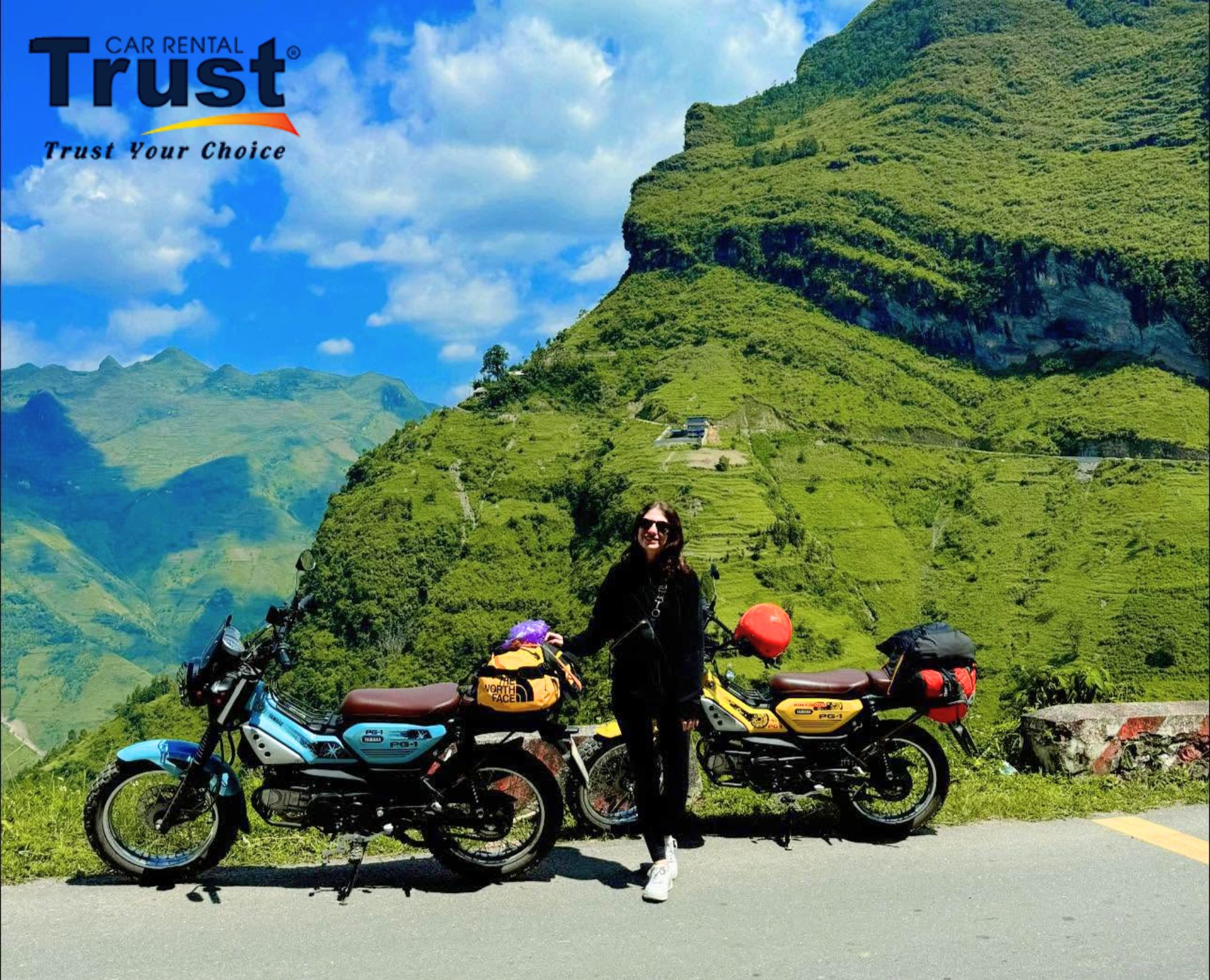 Rent a bike to explore the Meo Vac Sinkhole