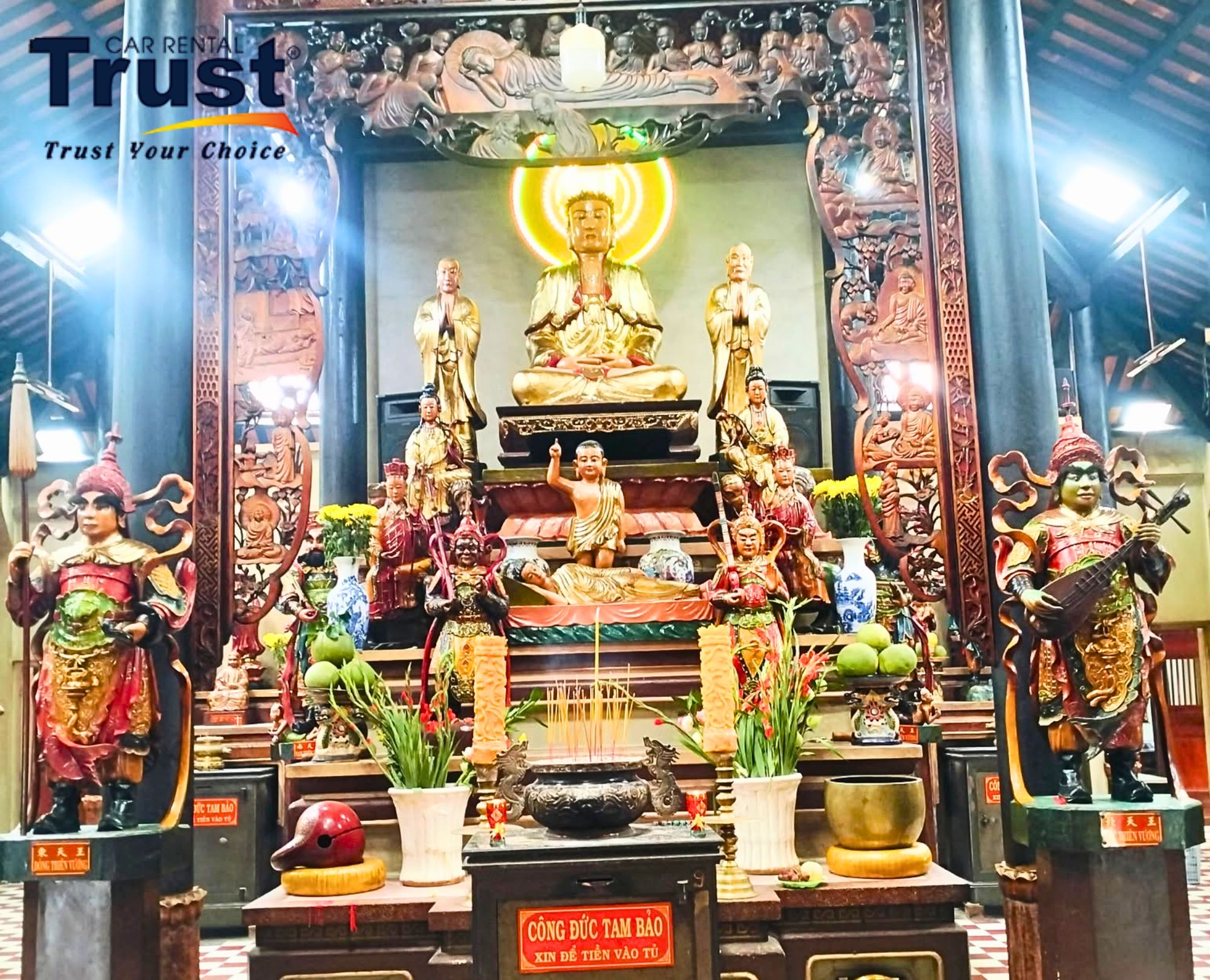 Tay An Pagoda on Sam Mountain