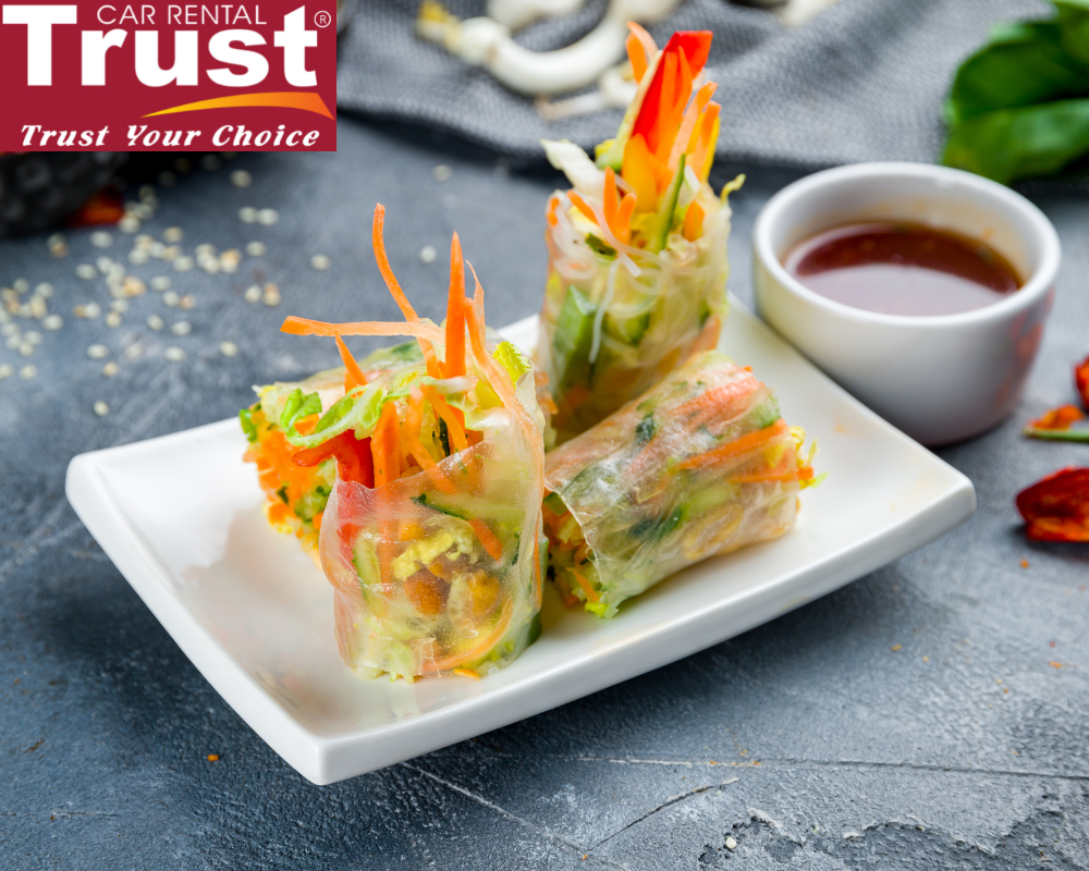 Vegetarian spring rolls