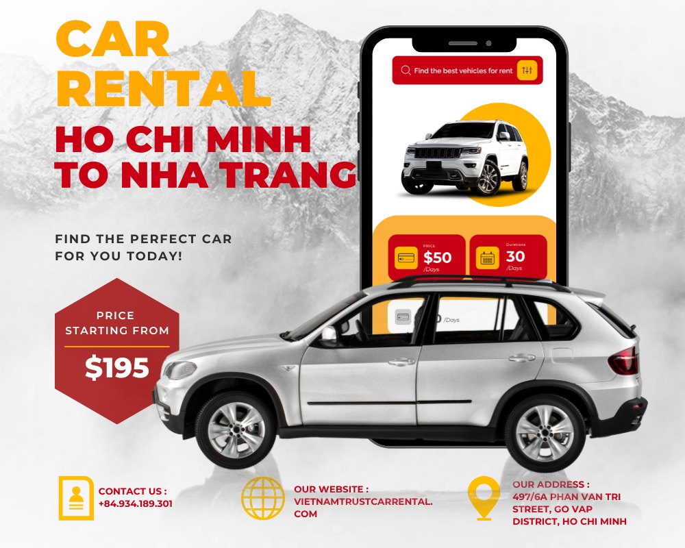 Car rental from Ho Chi Minh to Nha Trang