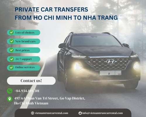 Private Car Transfers From Ho Chi Minh To Nha Trang